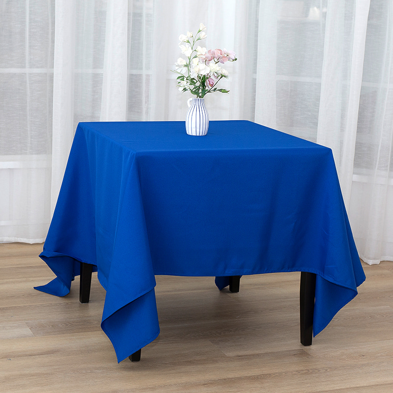 Nappeurs de banquet de mariage de couleur solide en polyester carré