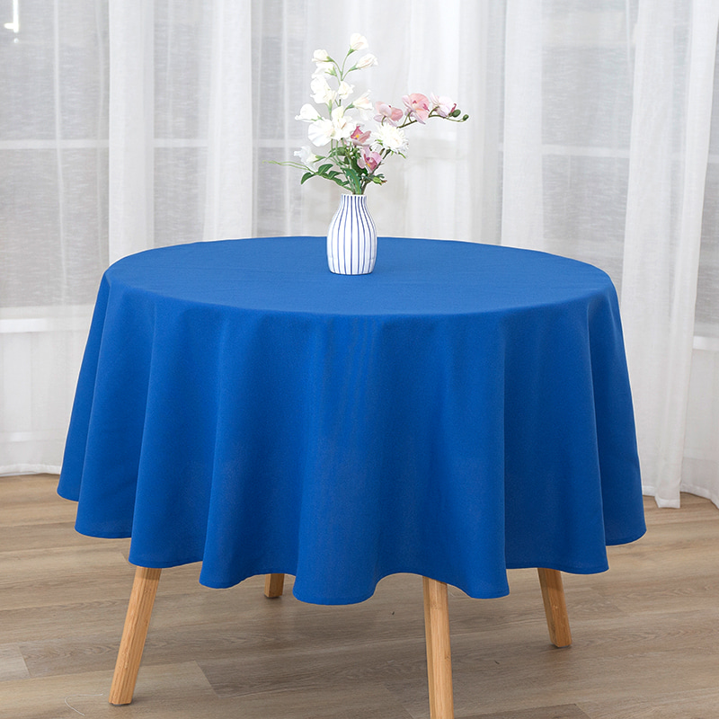 Round 217gsm Polyester Yarn Couleur de couleur Banquet de banquet de mariage