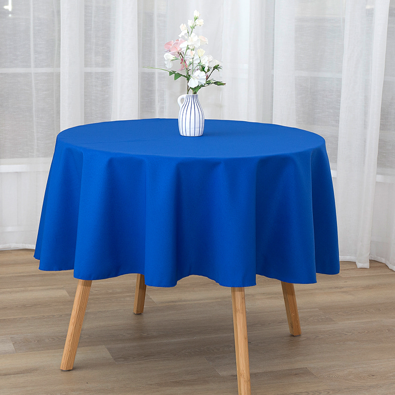 Rounder Spun Polyester Couleur de couleur de mariage Banquet de banquet
