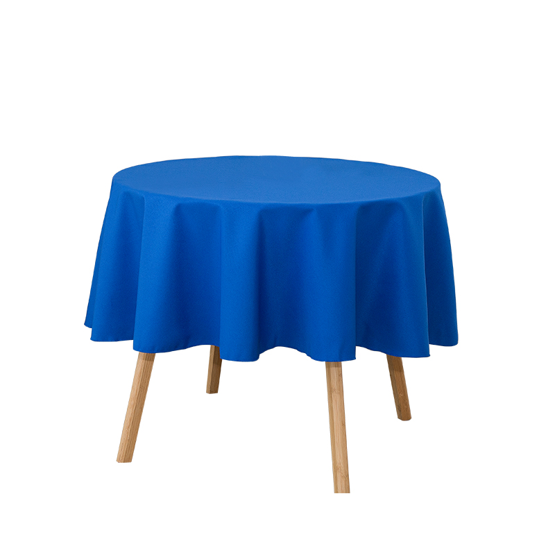 Rounder Spun Polyester Couleur de couleur de mariage Banquet de banquet