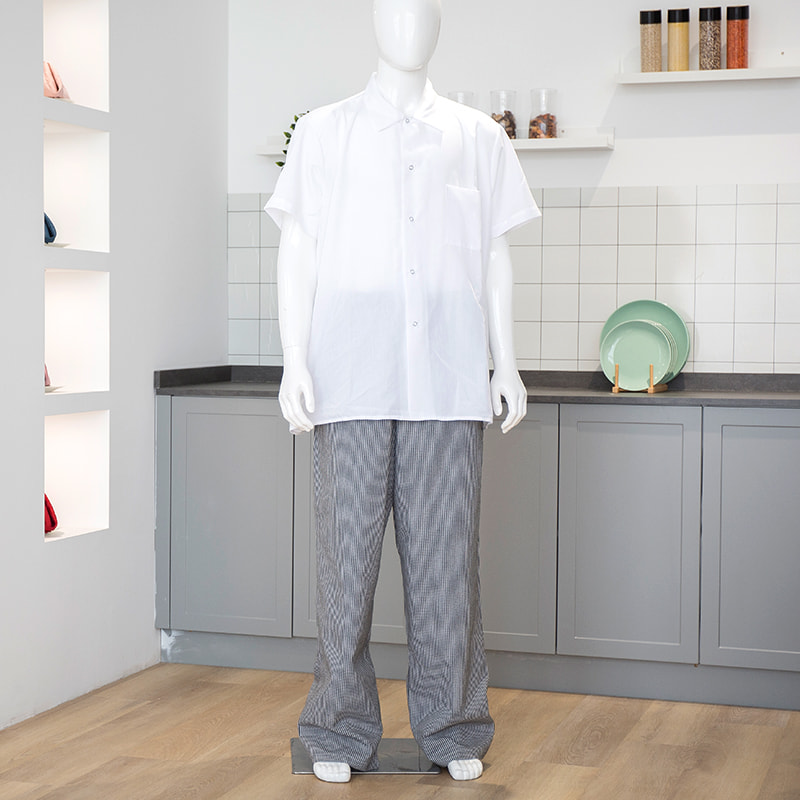 Pantalon de chef à carreaux