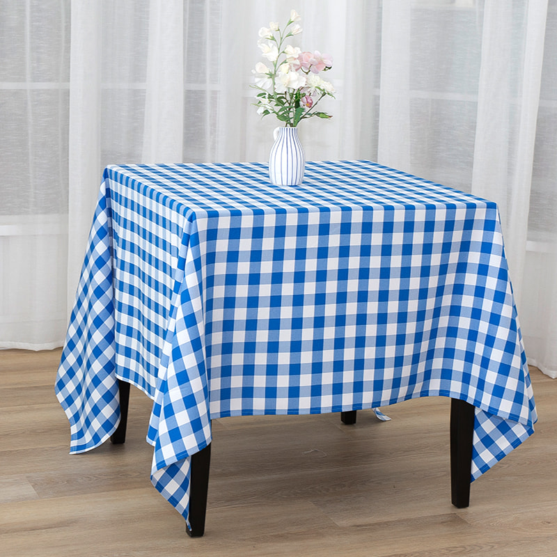 70x70 '' PIRNNIC PARTI RECTANGE PLaid Plaid Takecloths