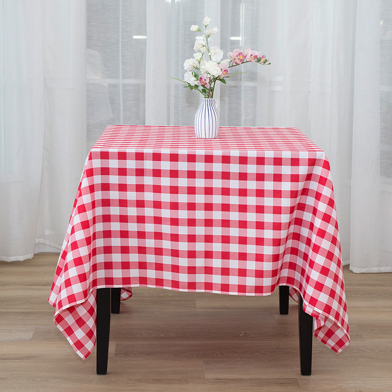 70x70 '' PIRNNIC PARTI RECTANGE PLaid Plaid Takecloths