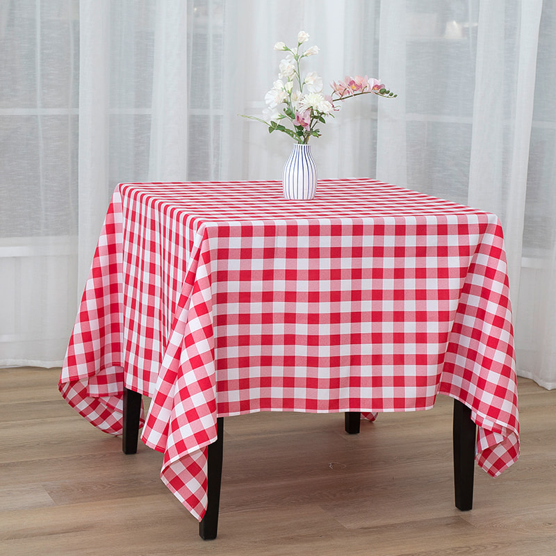70x70 '' PIRNNIC PARTI RECTANGE PLaid Plaid Takecloths