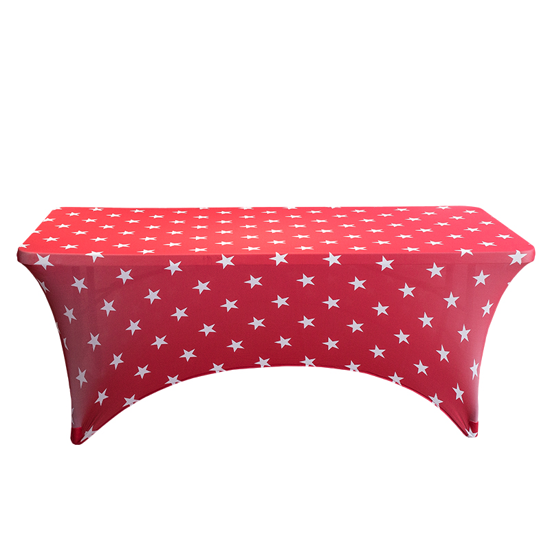 Couverture de table extensible imprimée en étoile