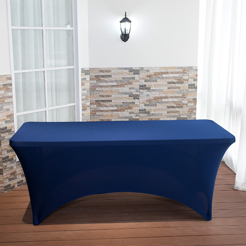 Couleur de table élastique non ouverte de couleur unie à deux côtés
