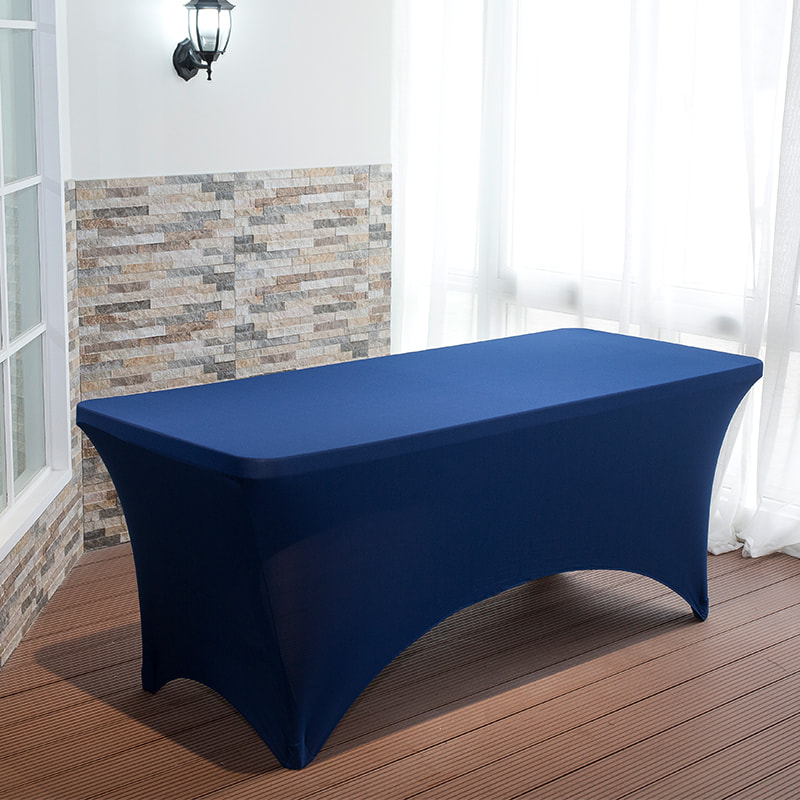 Couleur de table élastique non ouverte de couleur unie à deux côtés