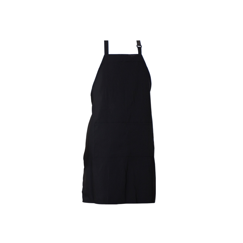 Tablier de cou fil en polyester en polyester 33x27 '' avec poches et boutons réglables