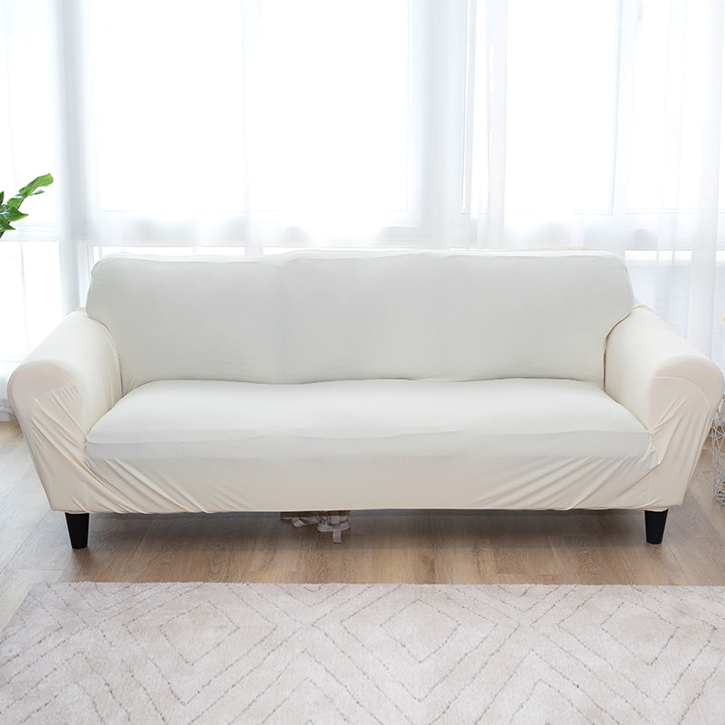 Couvercle de canapé en microfibre Stretch Plain