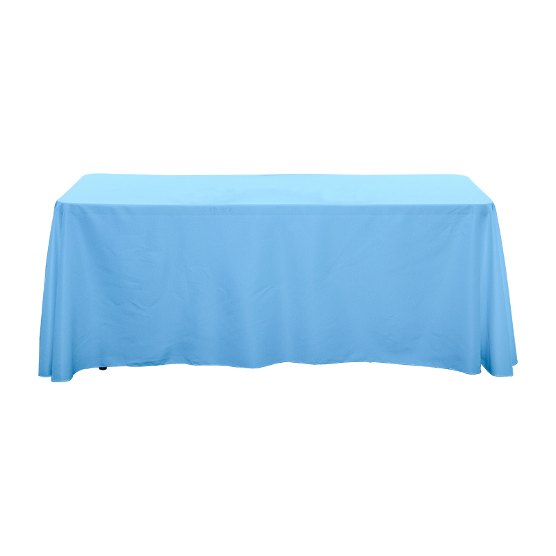 90x132 '' Natelles de banquet de banquet de mariage de couleur solide en polyester filmé